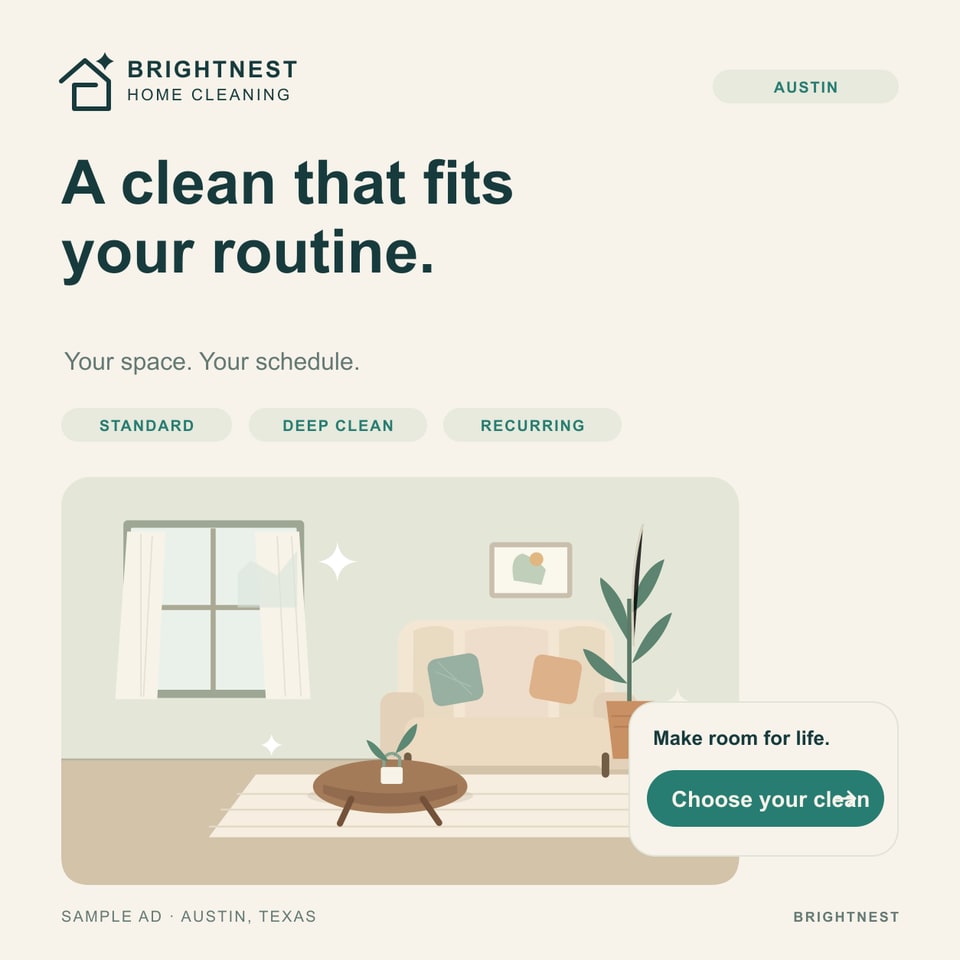 Cleaning around your routine